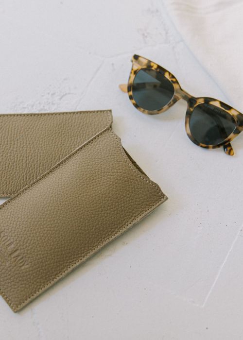 Funda gafas taupe