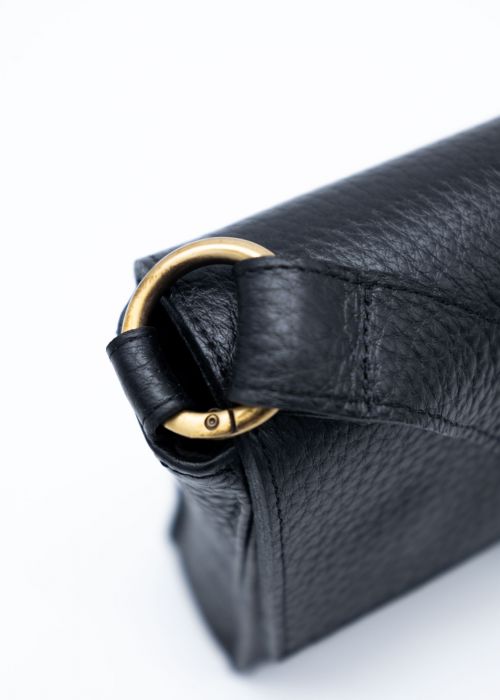 Bolso Marie Negro piel grabada