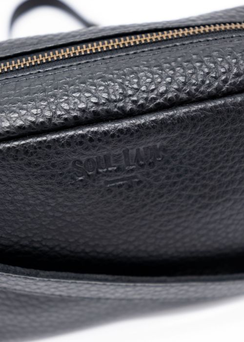 Bolso Bimba Negro piel Grabada