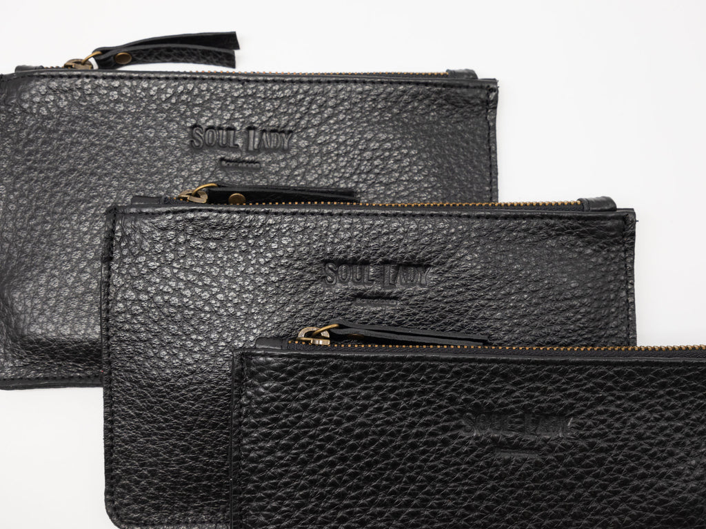 Cartera Portatodo Negro - Edición Texturizada