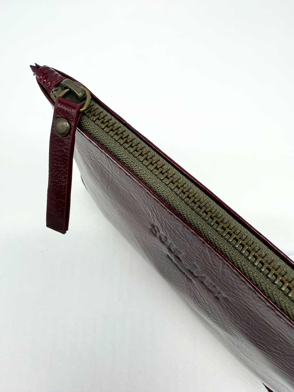 Cartera Portatodo Burdeos - Edición Brillante