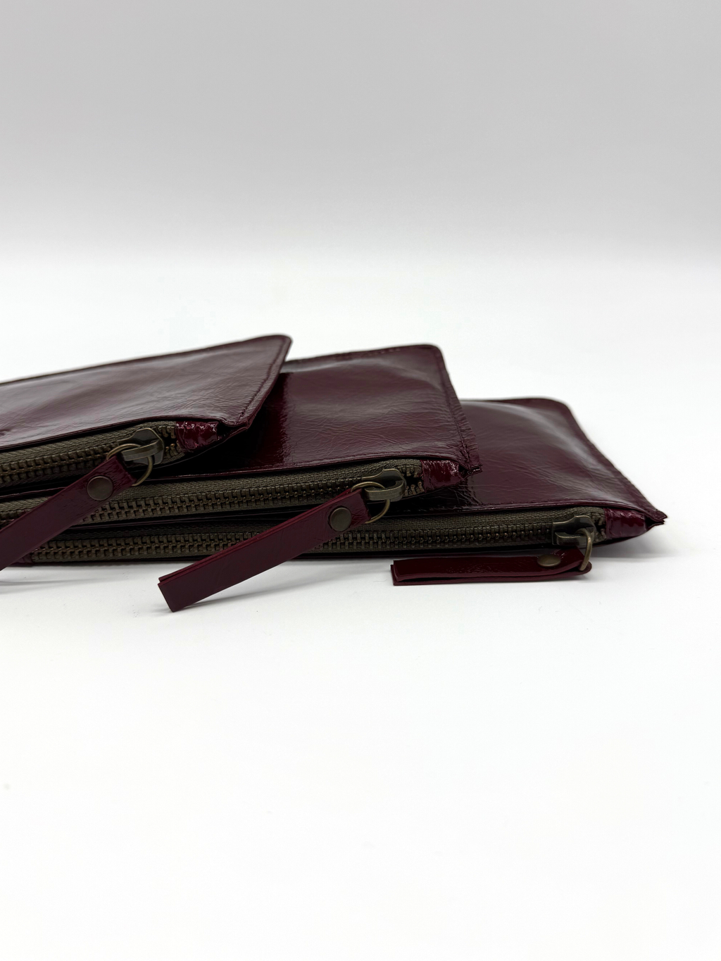 Cartera Portatodo Burdeos - Edición Brillante