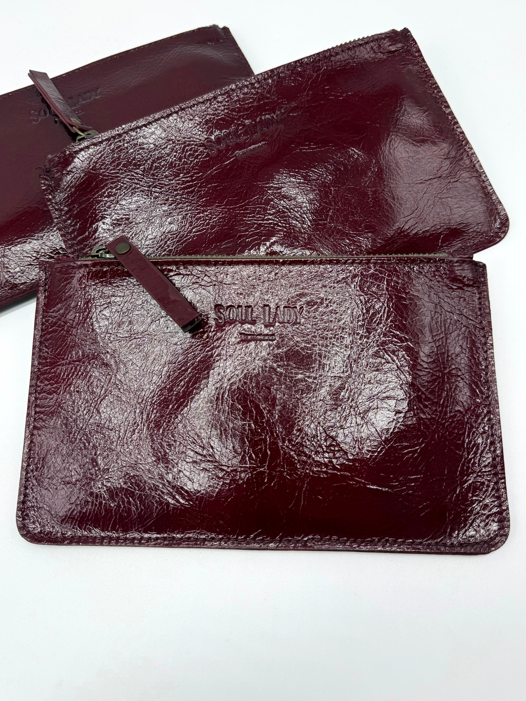 Cartera Portatodo Burdeos - Edición Brillante