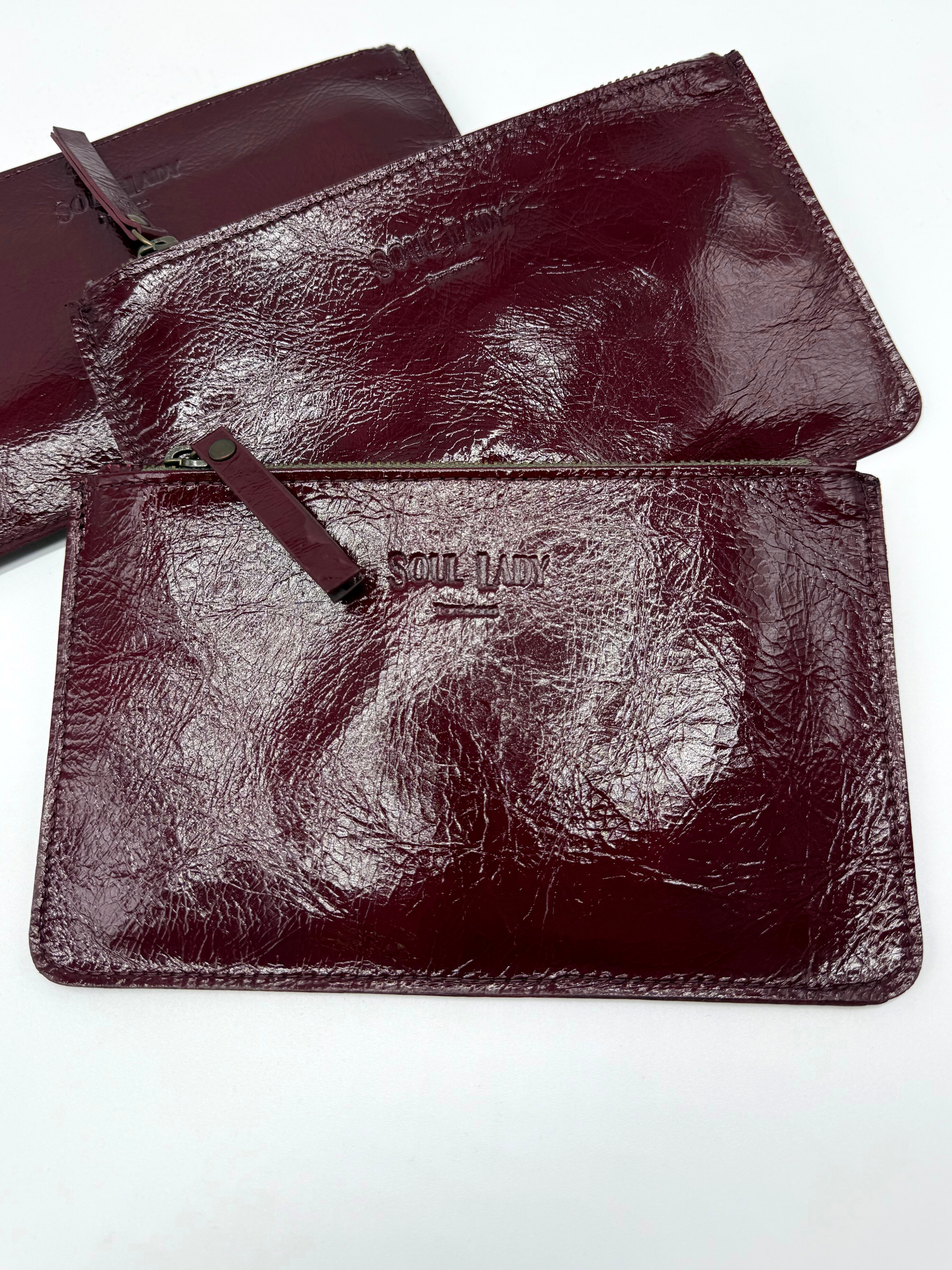 Cartera Portatodo Burdeos - Edición Brillante