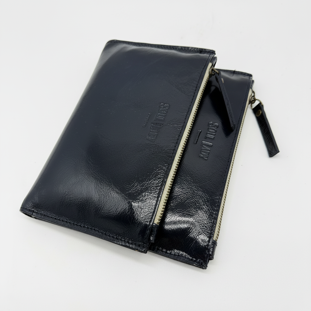 Carteras portatodo azul marino brillante Soul Lady