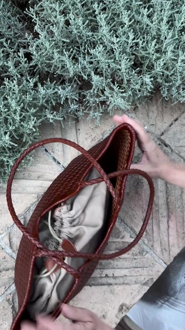 Bolso Portofino Caramelo - Mediano